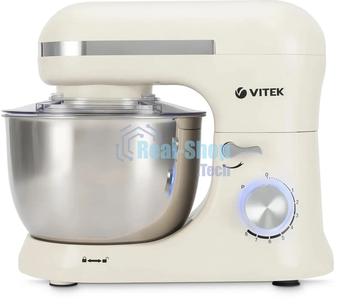 Миксер планетарный Vitek VT-PM0110 1500Вт кремовый