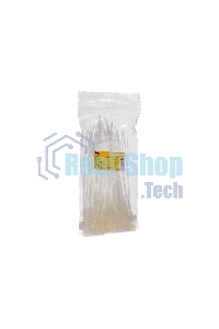 Хомут кабельный ИЭК UHH61-3-200-100 ХП1 3х200 белый с таб. 25х15 (уп. 100 шт)