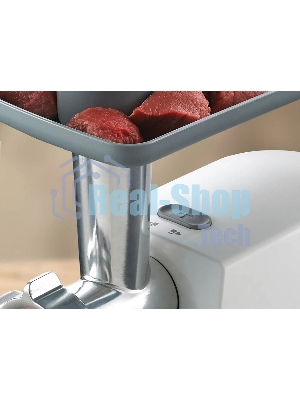 Мясорубка электрическая Kenwood MG 360 белый, 1400 Вт, 1.5 кг/мин, реверс, насадки - 5