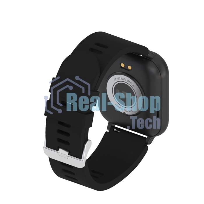 Умные часы Maxvi SW-02 черный Сенсорный дисплей 1.83