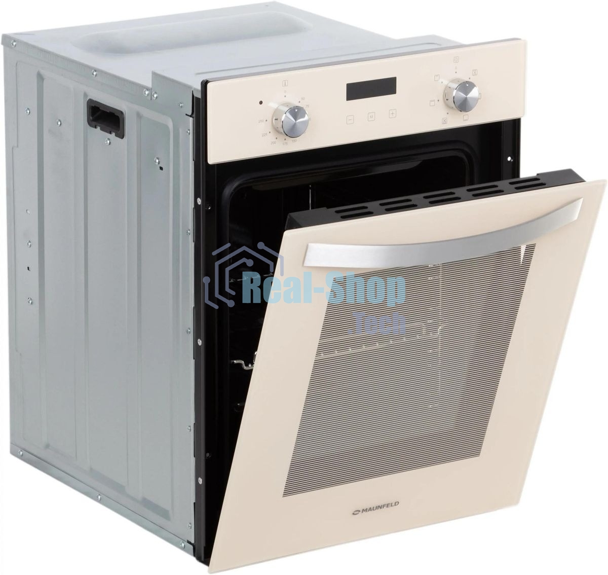 Шкаф духовой электрический Maunfeld EOEM516BG, 45 см, 51 л, бежевый, встраиваемый