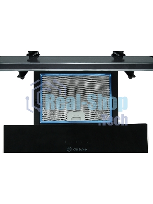 Вытяжка встраиваемая Deluxe ACC-T60-B-B-33/D-2 чёрный, 60 см, 650 м³/ч, 59 дБ