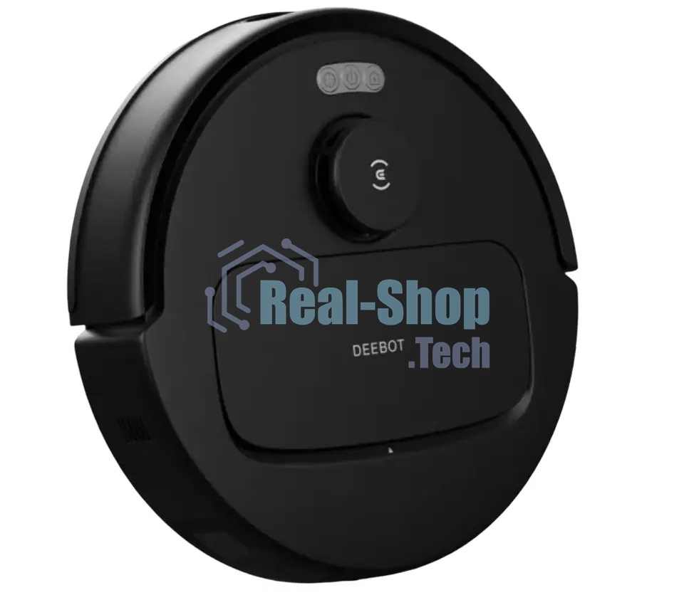 Робот-пылесос Ecovacs Deebot N20e Plus черный, 5200 мА*ч Li-Ion, уборка сухая/влажная, пылесборник контейнер 0.35 л