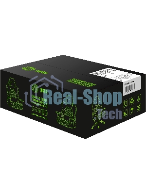 Кресло Cactus CS-CHR-130-M черный, экокожа, подголовник