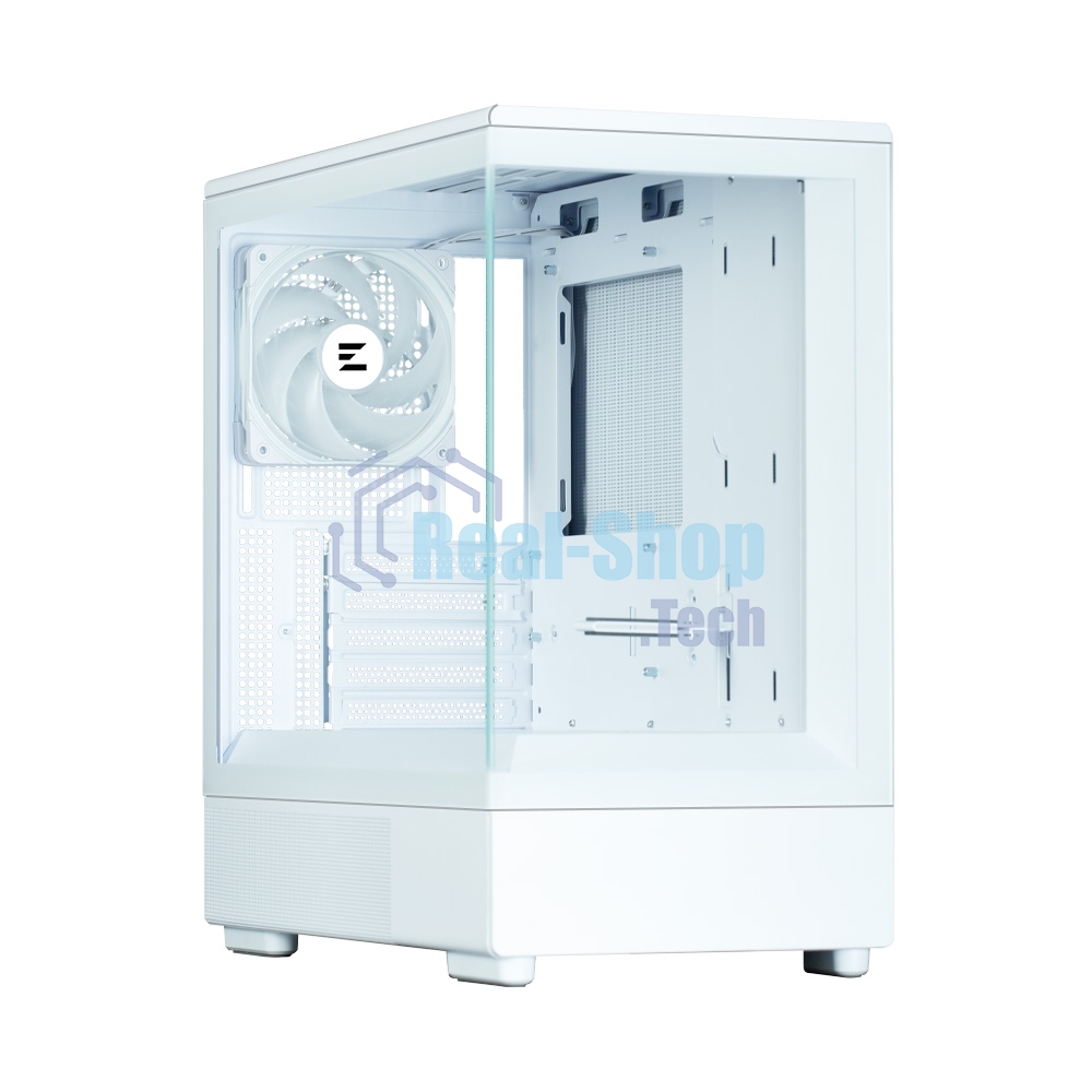 Компьютерный корпус ZALMAN P10, MATX, белый, WINDOW, 2x3.5