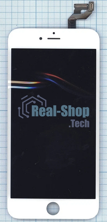 Дисплей для iPhone 6S Plus в сборе с тачскрином (Foxconn), белый