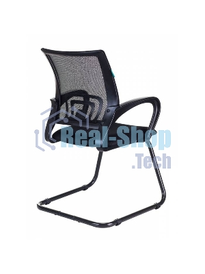 Кресло Бюрократ CH-695N-AV/B/TW-11 черный, экокожа, 120 кг, механизм качания