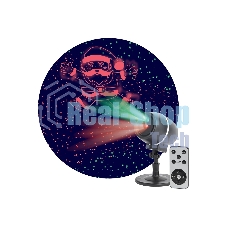 Проектор ЭРА Laser Танцующий Санта, IP44, 220В ENIOP-06