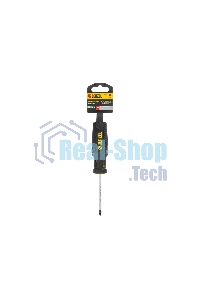 Отвертка Denzel PZ1x75 мм, S2, 3к рукоятка