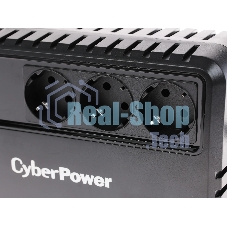 Источник бесперебойного питания CyberPower BU600E/600 ВА/360 Вт/3 х CEE 7 (евророзетка)