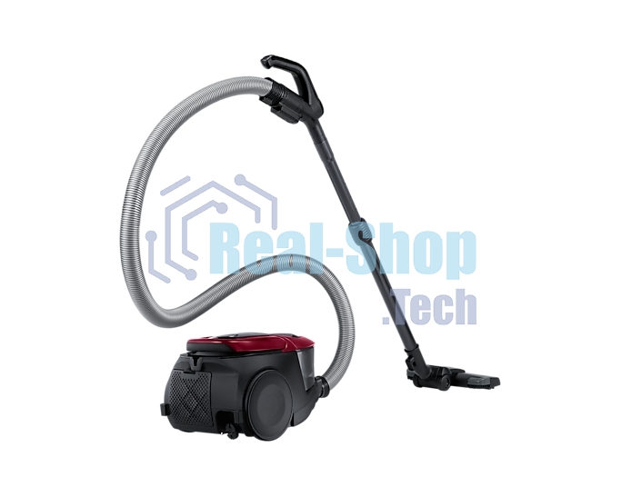 Пылесос Samsung VC18M31A0HP бордовый/черный, 380/1800 Вт, уборка сухая, пылесборник контейнер 2 л