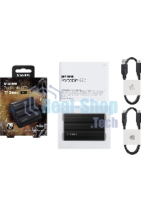 Внешний SSD Samsung T7 Shield, 4TB, USB 3.2 Gen 2 Type-C, R/W 1050/1000, черный