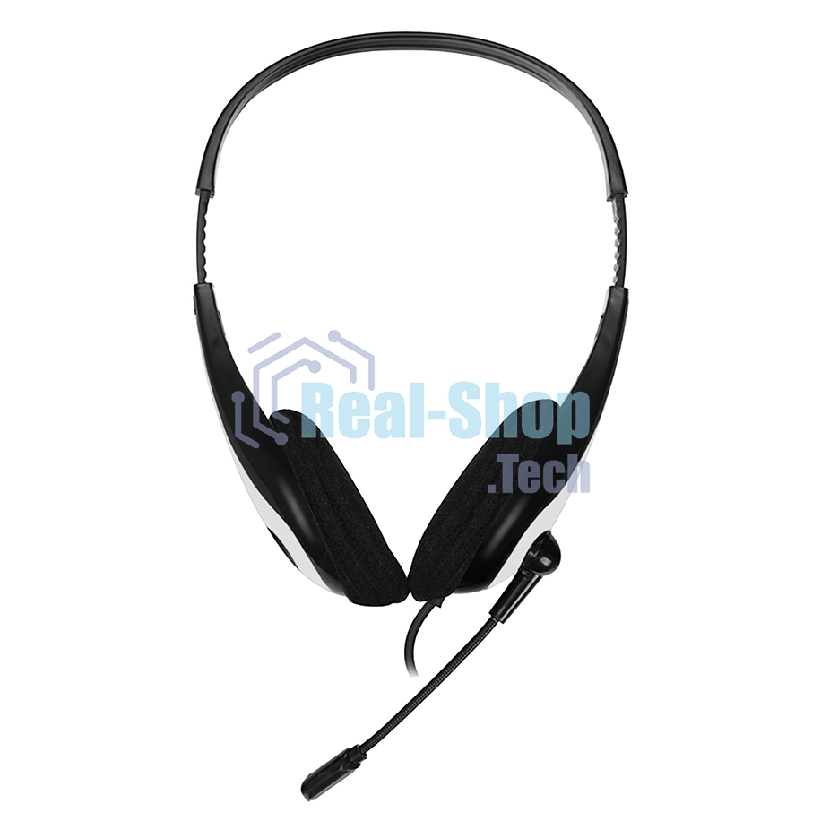 Гарнитура проводная игровая CBR CHP 353M White проводная стерео, микрофон с шумоподавл., накл. наушники, USB, кнопка выкл. микрофона, регул. громк., регул. оголовья, длина каб. 2 м, цвет черный-белый