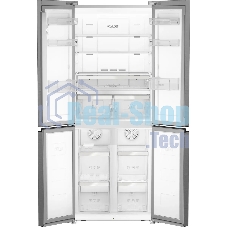 Холодильник Hotpoint HFP4 480I X нержавеющая сталь трехкамерный 300/150л морозилка снизу, No Frost