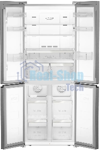 Холодильник Hotpoint HFP4 480I X нержавеющая сталь трехкамерный 300/150л морозилка снизу, No Frost