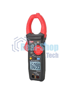 Токоизмерительные клещи UT205A+ Напряжение постоянного/переменного тока (1000 В); переменный ток (1000А); Сопротивление (40 МОм); Емкость (40 мФ); Частота (10 МГц); Отверстие челюсти 42 мм