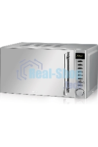 Микроволновая печь BBK 20MWG-733T/BS-M серебристый, 20 л, 700 Вт, поворотный тактовый механизм, кнопки