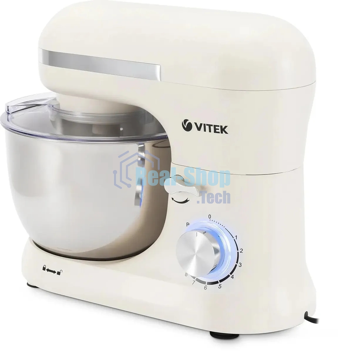 Миксер планетарный Vitek VT-PM0110 1500Вт кремовый