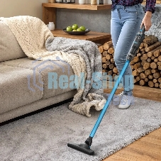 Пылесос ручной Kitfort КТ-5538 120Вт серый/голубой