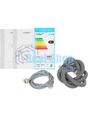 Посудомоечная машина Vitek VT-DT306, белый, 55 см, 6 компл., сушка конденсационная, 58 дБ, класс A+