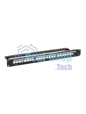 Патч-панель 19'',1U,CAT5E, 24 модуля RJ45, неэкранир ованная