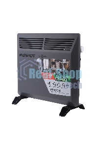 Конвектор Patriot PT-C 10 X черный, 1000 Вт, 15 м2, термостат