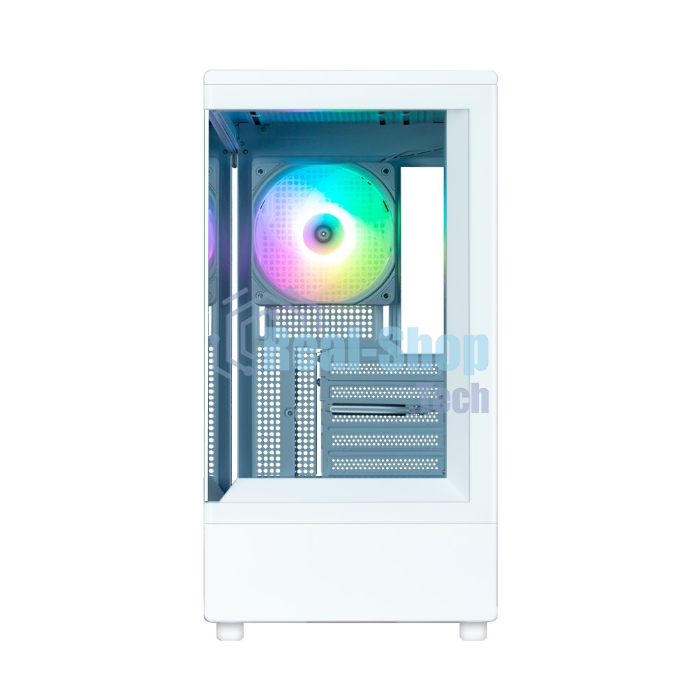 Компьютерный корпус ZALMAN P10, MATX, белый, WINDOW, 2x3.5