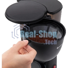 Кофеварка капельная Vitek Prive VT-8380 черный, исп. кофе - молотый, 1.25 л, 600 Вт