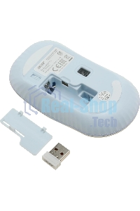Комплект клавиатура + мышь Acer OCC205 беспроводной USB, 1200 dpi, белый/голубой