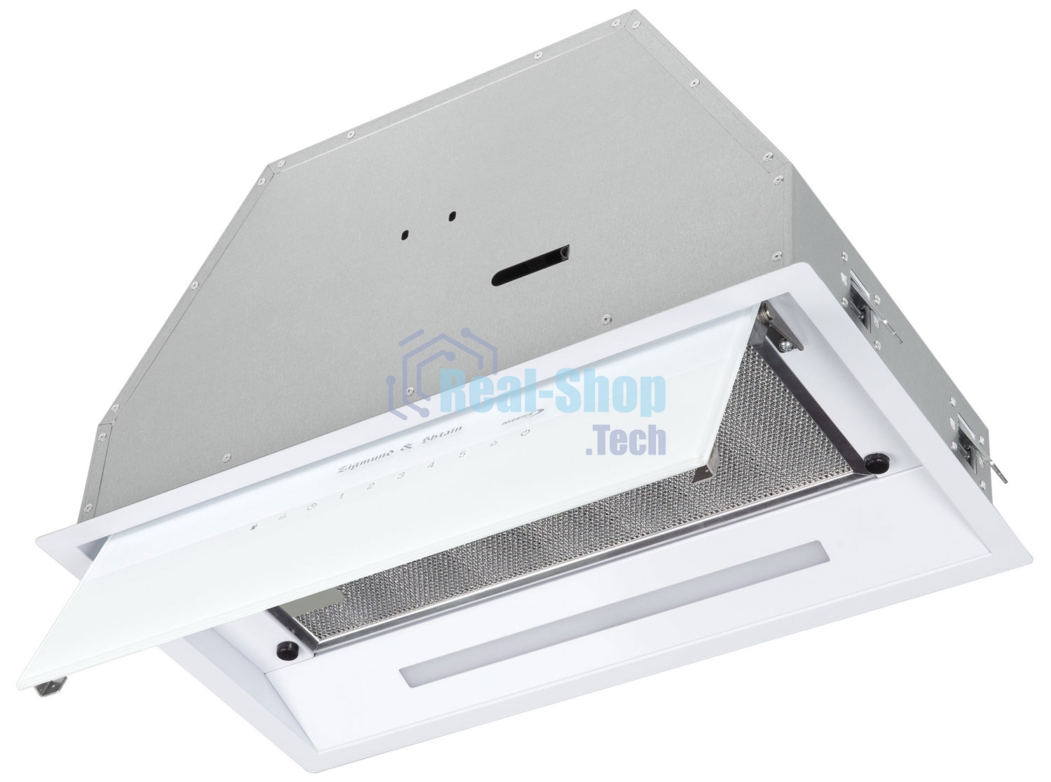 Вытяжка встраиваемая Zigmund & Shtain K 019.5 W белый, 50 см, 1050 куб. м/ч, 61.1 дБ