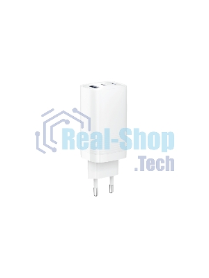 Сетевое зарядное устройство OLMIO 2Type-C/USB, 65W, 6A, QuickCharge3.0, PowerDelivery3.0, GAN