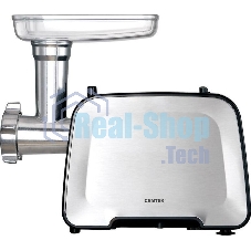 Мясорубка электрическая Centek CT-1604 белый, 2200 Вт, 2.2 кг/мин, реверс, насадки - 2