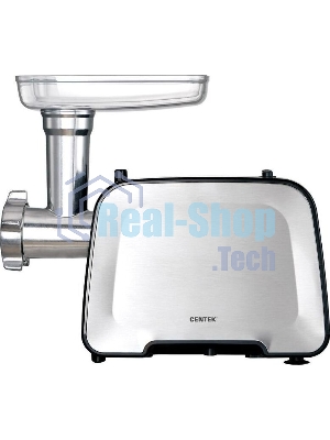 Мясорубка электрическая Centek CT-1604 белый, 2200 Вт, 2.2 кг/мин, реверс, насадки - 2