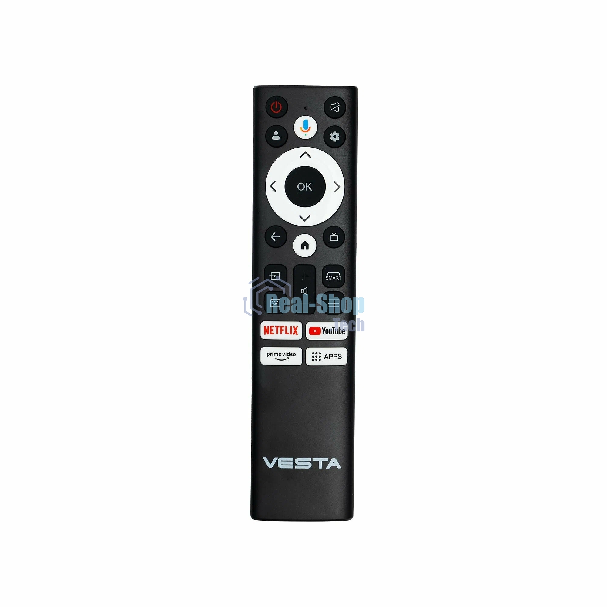 Телевизор Vesta 43'' 43V3500 черный UHD GoogleTV 2/16Gb