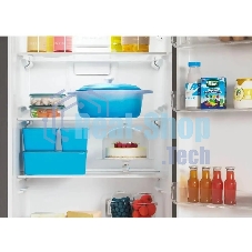 Холодильник Indesit ITS 5180 G серебристый двухкамерный 220/78л морозилка снизу, No Frost