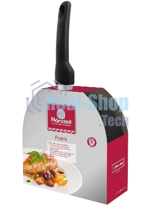 Сковорода Rondell Frank RDA-1372, 24 см, с крышкой, черный