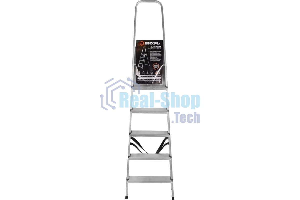 Стремянка алюминиевая Вихрь СА 1х6