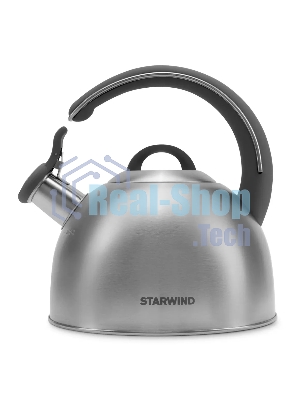 Чайник для плиты Starwind Chef Family 2.8 л, серебристый, металлический (SW-CH1106)