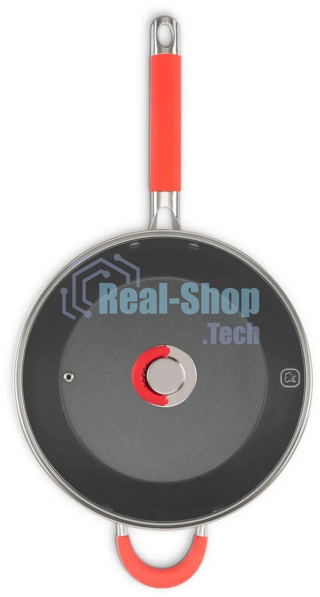 Сотейник Rondell Passion RDA-1933 d=28 см, (с крышкой) черный