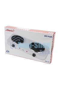 Плита настольная электрическая двухконфорочная Atlanta ATH-1739 белый