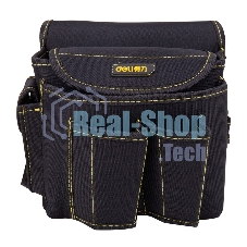 Поясная сумка монтажника Deli DL-P4 220 x 200 x 140мм, 6 карманов, ткань Оксфорд 600D