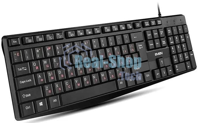 Клавиатура SVEN KB-S305 проводная, USB Type-A, чёрный