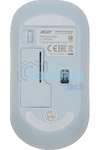 Комплект клавиатура + мышь Acer OCC205 беспроводной USB, 1200 dpi, белый/голубой