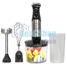 Блендер погружной JVC JK-HB5016 1000 Вт, черный/серебристый