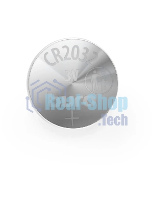 Батарея Buro Lithium CR2032 (1шт) блистер, 3 В