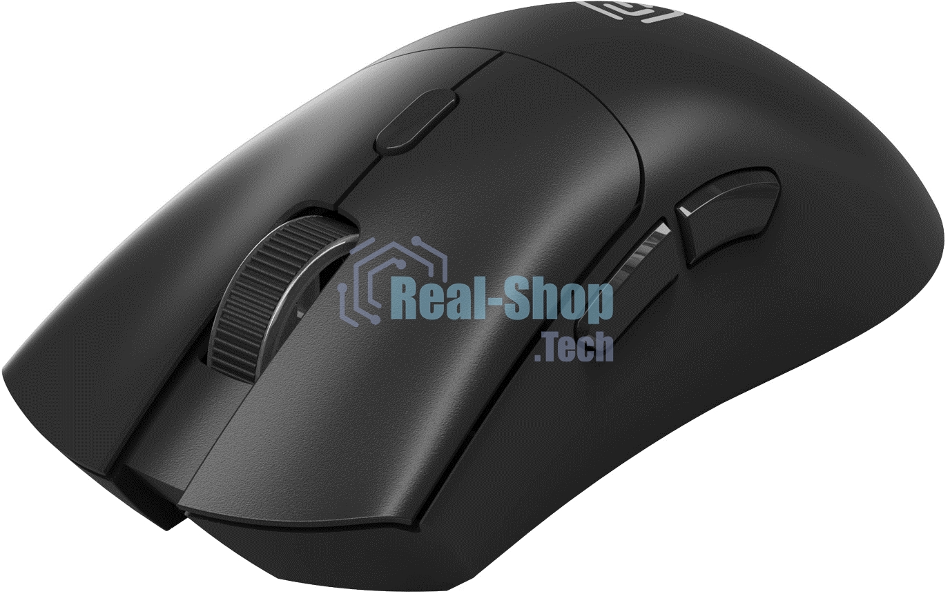 Мышь беспроводная Оклик 980GMW черный оптическая 26000dpi беспров. BT/Radio USB для ноутбука 6but