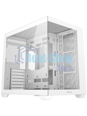 Компьютерный корпус Deepcool CG530 WH белый без БП ATX 2x120мм 2x140мм 2xUSB2.0 1xUSB3.0 audio bott PSU