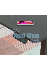 Стол компьютерный Cactus угловой подъемный столешница МДФ черный каркас черный 1600х1400х720х1180 мм (CS-EDXL-BBK)