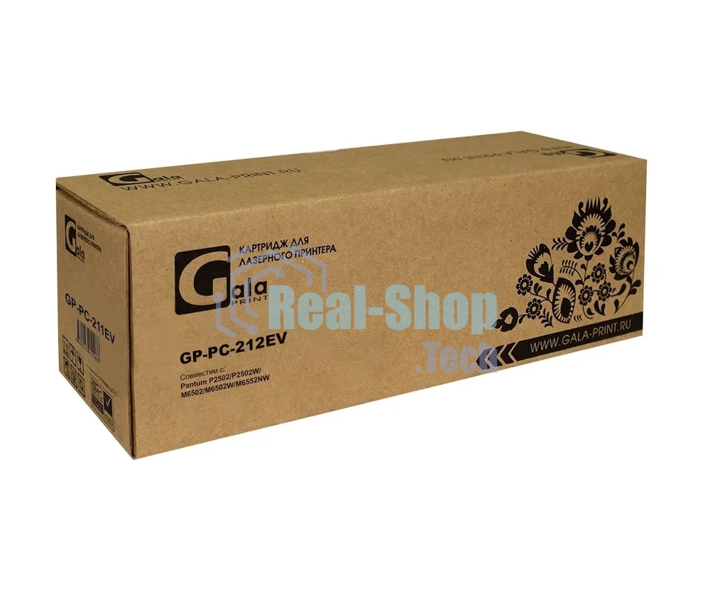 Картридж GalaPrint GP-PC-212EV черный (1600 стр) для Pantum P2502/P2502W/M6502/M6502W/M6552NW