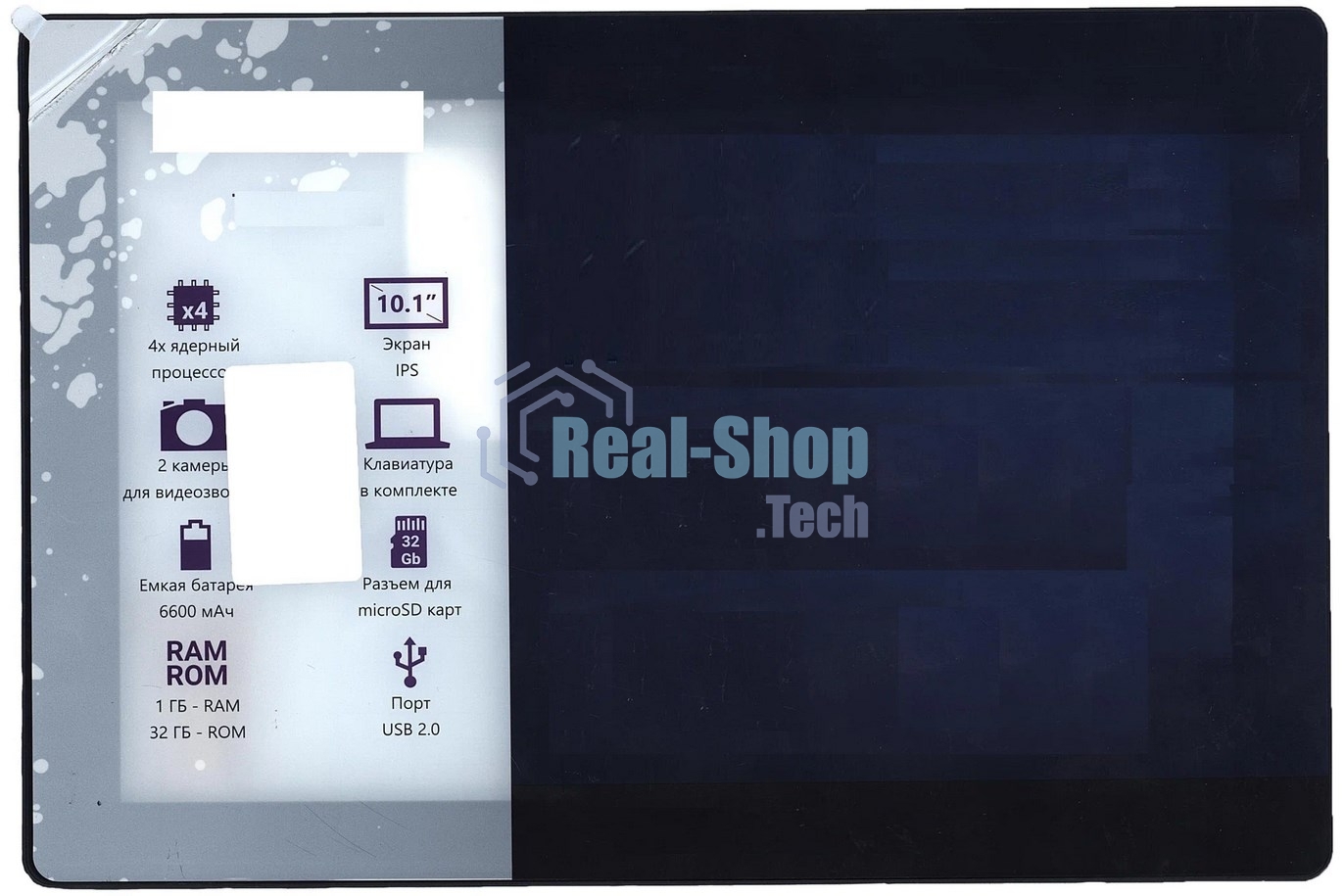 Сенсорное стекло (тачскрин) для Irbis TW60 TW90. черное с рамкой